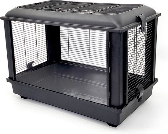 PetTastic - Cage Hamster - Cage Cochon d'Inde - Cage Rat - Rongeurs - Zwart  - Groot -... | bol