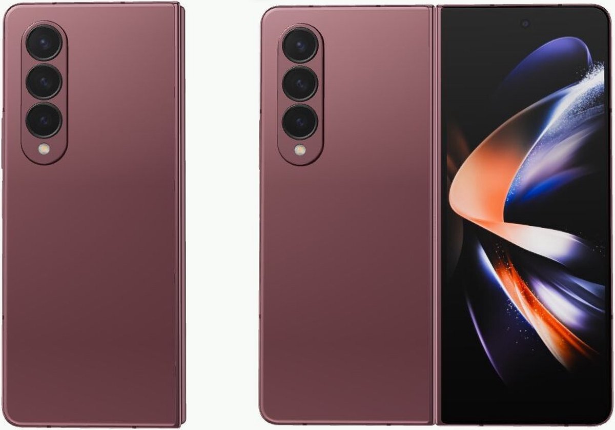 Samsung Galaxy Z Fold 4 - 512GB - 5G - Burgundy (exclusive edition ...
