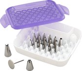Wilton Spuitmondjes Deluxe Set - Garneerspuit voor Taartdecoratie - 22 Stuks