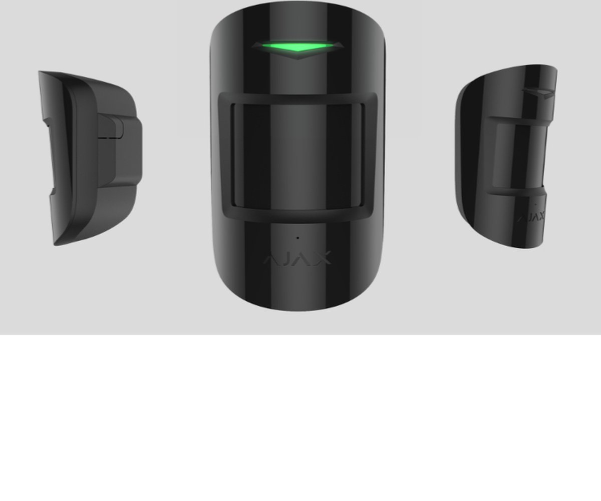 MotionProtect Plus bewegingsdetector - draadloos - alarmsysteem - inbraak- binnen detectie in het zwart