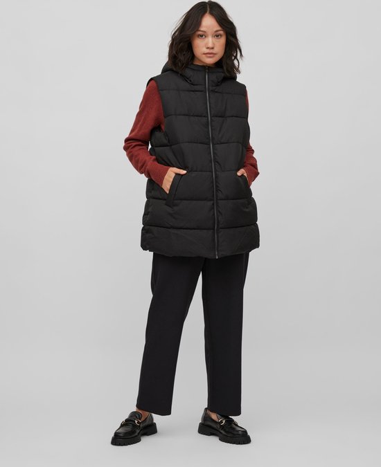 Veste Matelassée ONLY Onldemy - Gilet Long Avec Capuche Et Poches Pour Femme