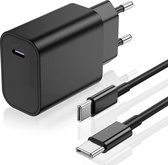 Snellader + USB C Oplader Kabel - 3 Meter - 45W - Super Fast Charge - Geschikt voor Flip,Fold,Tab,A9,A8,S9,S8,3,4,5,Ultra,Plus,S24