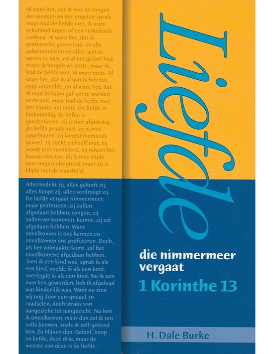 Liefde die nimmermeer vergaat