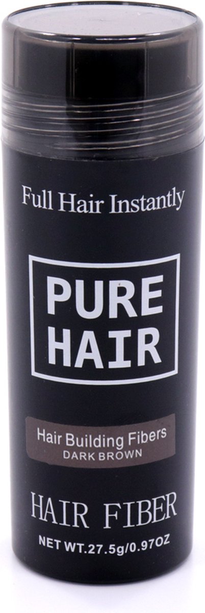 Pure Hair Premium Keratine Haarvezels Donker Bruin 27,5g