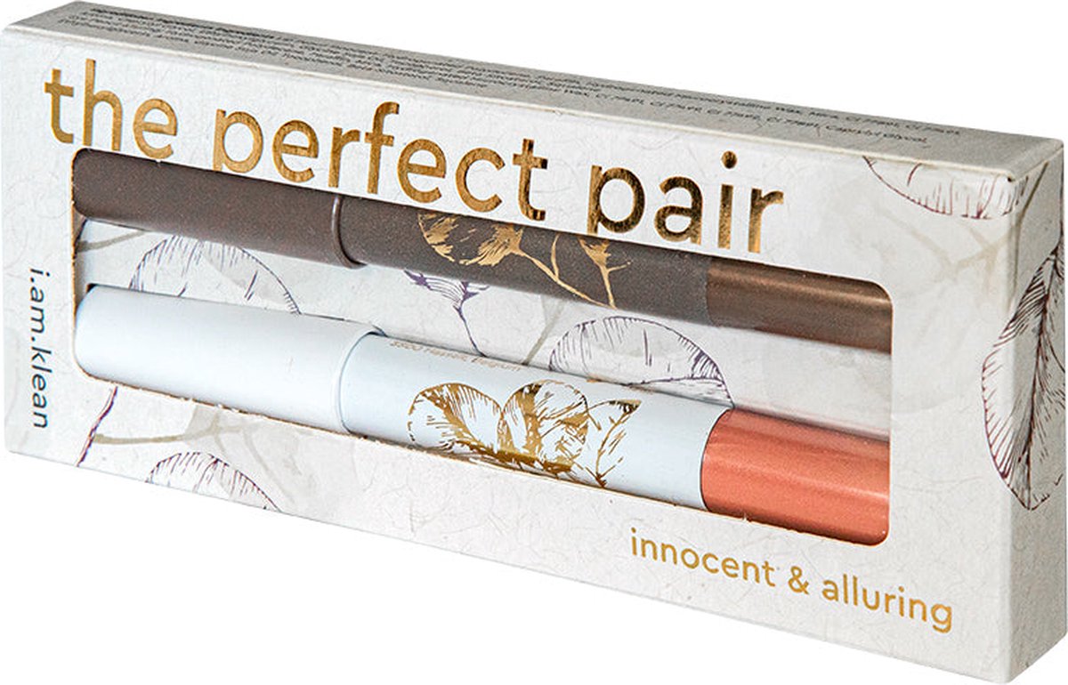 I am Klean The perfect pair: duo oog- & lippotlood Alluring & Innocent