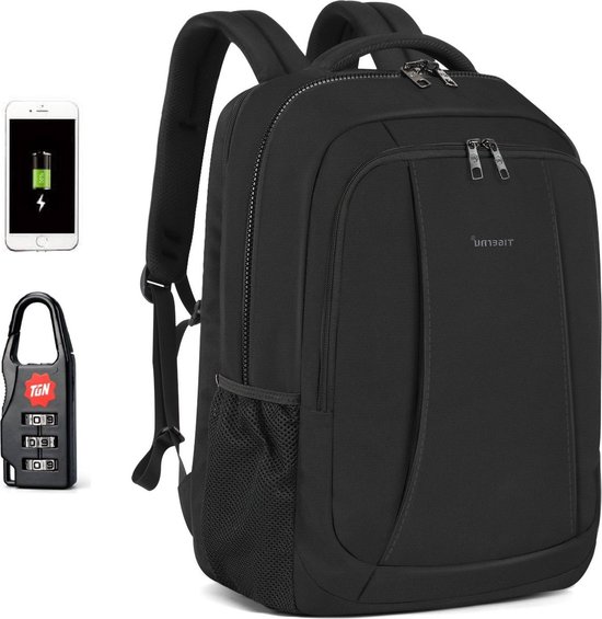 Daniel Ray Highlands Waterafstotende Laptop Rugzak - 15.6'' - Zwart
