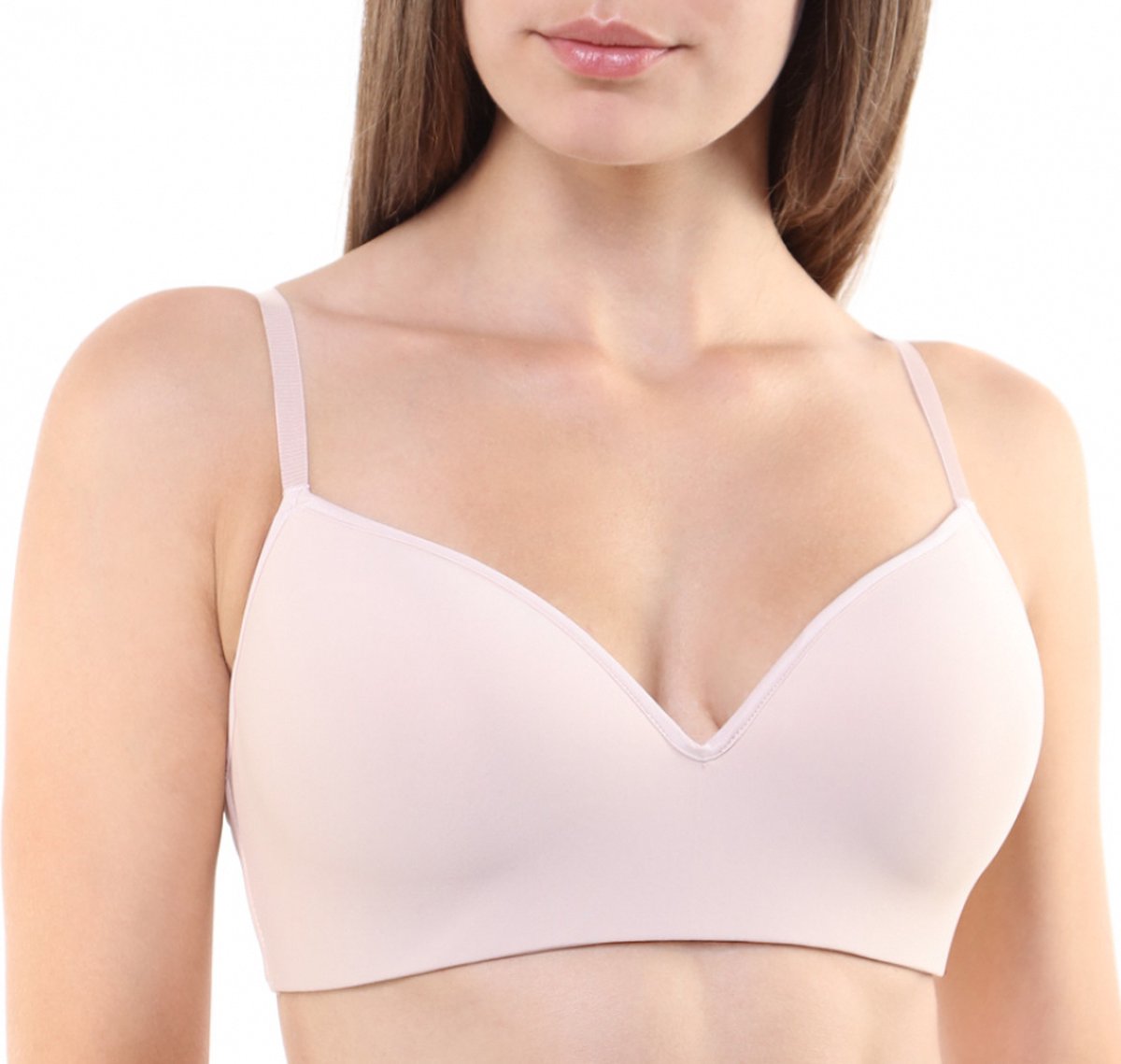 ORHIDEJA beige voorgevormde beugelloze BH 75E