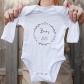 Romper - Baby 2023 - Zwangerschap aankondiging - Wit - Zwangerschap - Rompers