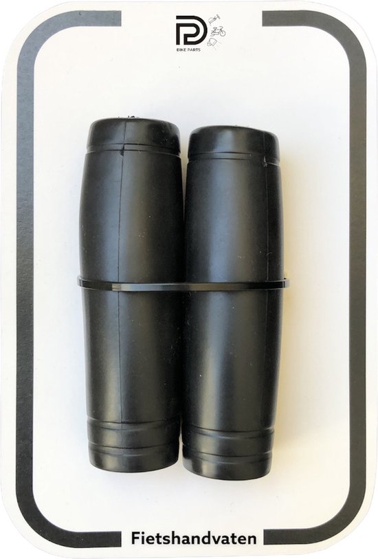 PD® - Fiets Handvatten Set 22mm - Fiets handvatten van Rubber - Fiets handvatten in het zwart - Universeel - PD