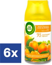 Air wick Freshmatic Mandarin Refill (Voordeelverpakking) - 6 x 250 ml