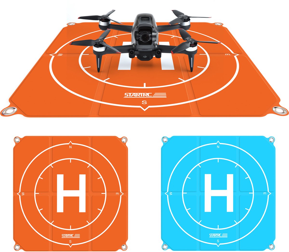 YONO Drone Landing Pad - Opvouwbaar - geschikt voor DJI - 50cm - Oranje