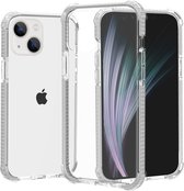 ShieldCase Bumper Shock case - telefoonhoesje geschikt voor Apple iPhone 14 - shockproof - doorzichtig hoesje - optimale bescherming - wit