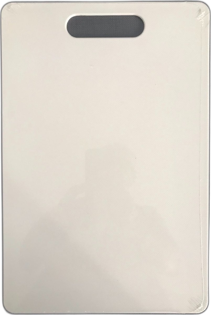 SNIJPLANK-CUTTING BOARD-35 x 23 cm- WITTE SNIJPLANK-MET HANDGREEP
