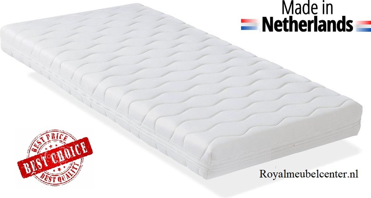 Image of 55x110x14 cm Baby matras met anti-allergische wasbare hoes. Royalmeubelcenter.nl ®