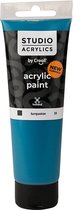 Acrylverf - Turquoise (#35) - Dekkend - Creall Studio - 120ml - 1 fles