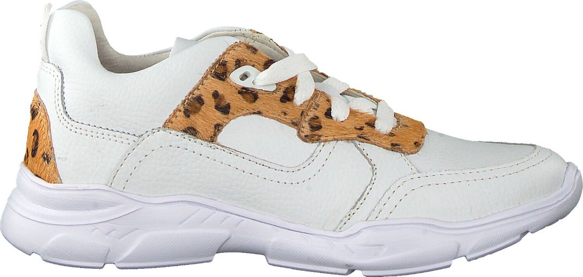 Ton & Ton Meisjes Sneakers Om120280 - Leren Lage sneakers - Wit - Maat 37