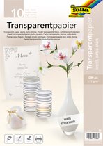 10x Transparant Papier Folia - A4 115g - Wit Transparant - Extra Stevig - Gratis Verzonden