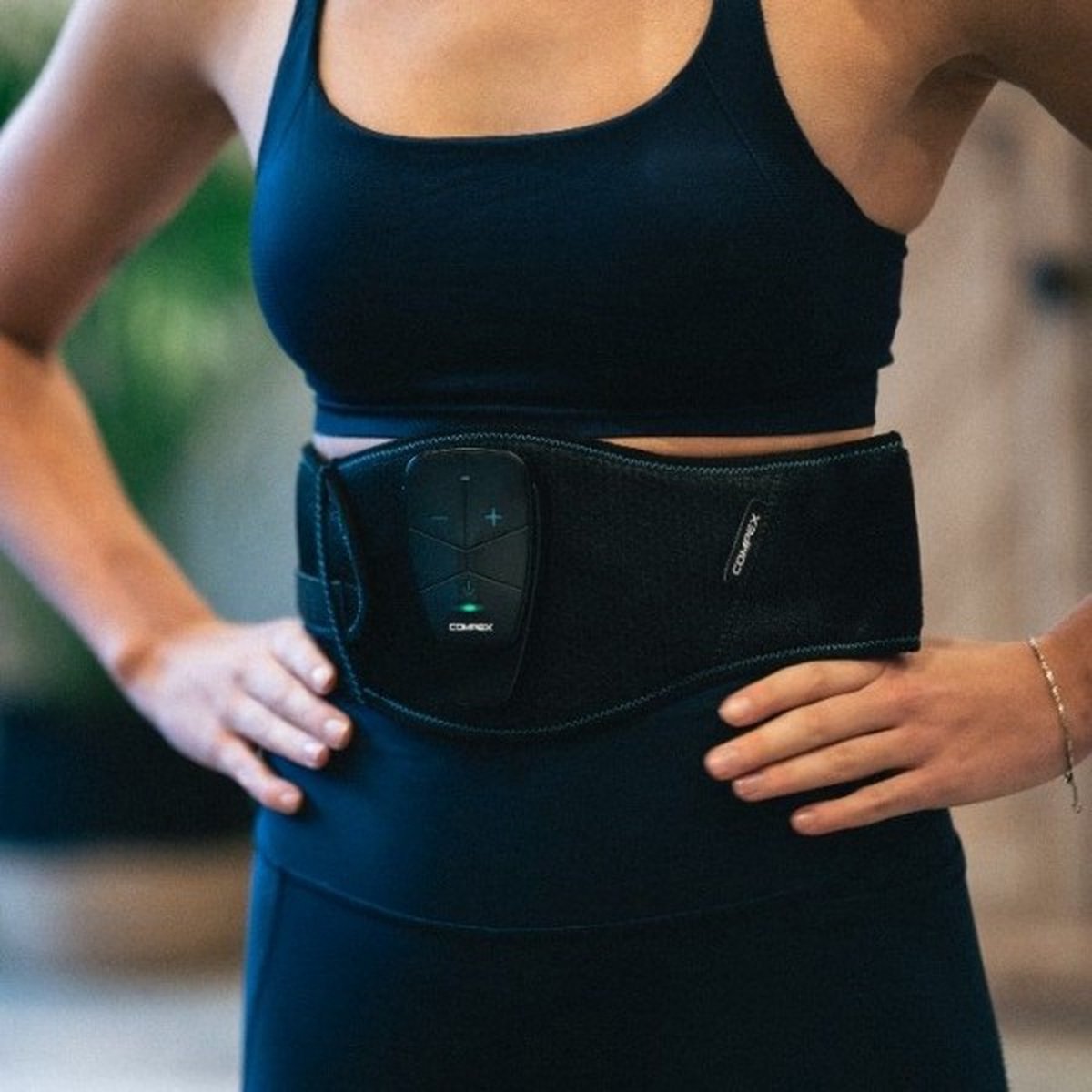 Compex Spierstimulator Corebelt 5.0, L/XL – Spierstimulator – Spierherstel – Spieropbouw – Pijnbestrijding – Regeneratie – EMS – Training