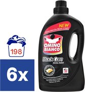 Omino Bianco Black Care Lessive Liquide (Pack Économique) – 6 x 2 l (198 lavages)