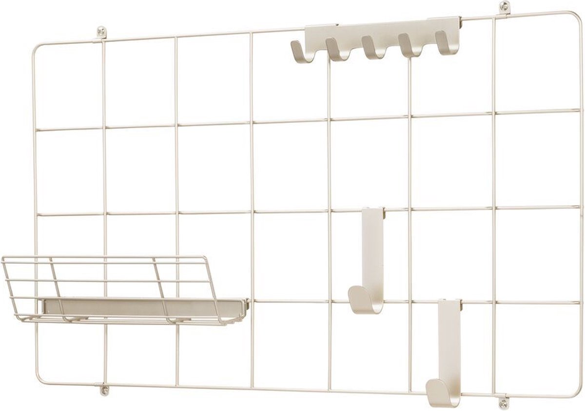 iDesign - Jayce Ophang Systeem - Roestvast Staal - Beige