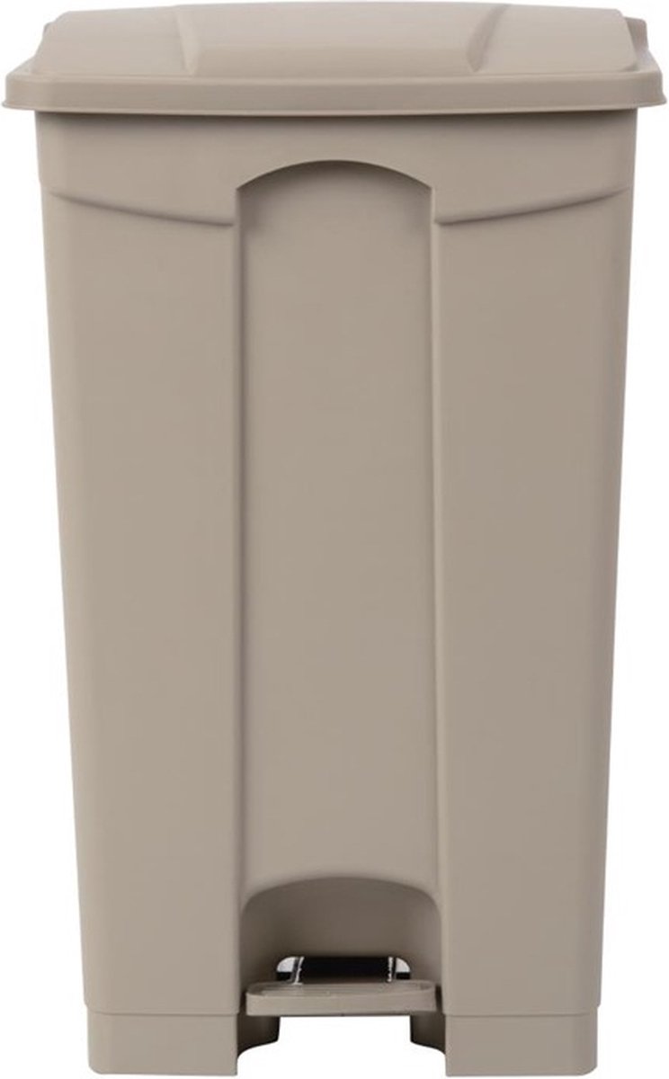 Jantex beige pedaal afvalbak 87Ltr