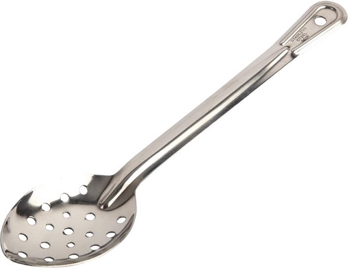 Vogue RVS geperforeerde serveerlepel 33cm