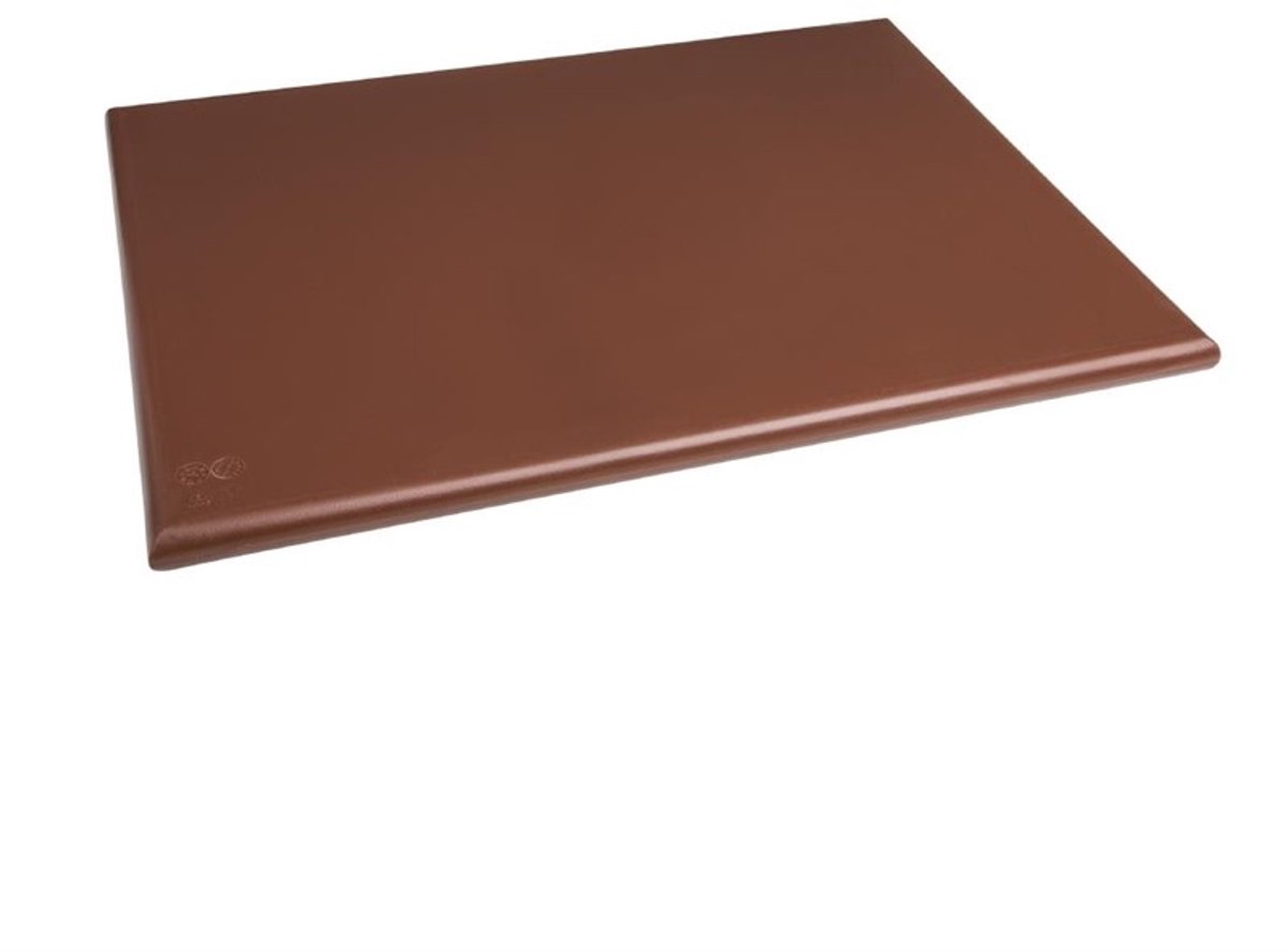 Hygiplas Kleurcode Snijplank Bruin 600x450x25mm J041 - Dikke Plank - Horeca