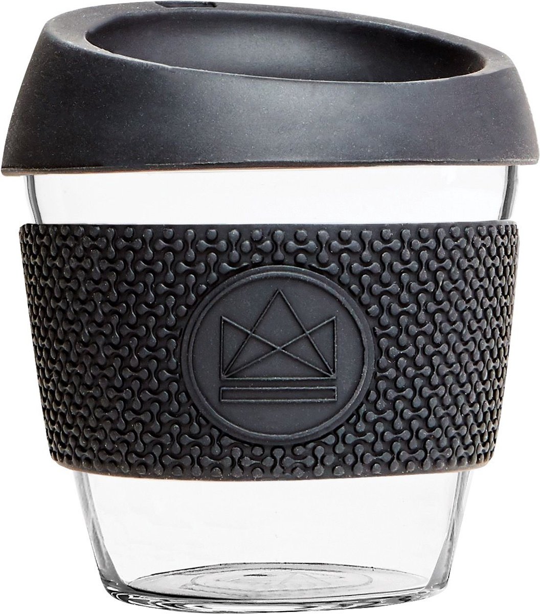 Glazen Koffiebeker 235ml - Black