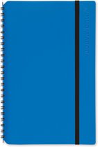 Vacavaliente - Notitieboek A5 - Gerecycled Leer - Blauw