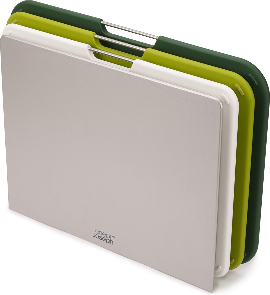 JosephJoseph - Nest - Snijplank - In Houder - Groot - Set van 4 Stuks - Groen