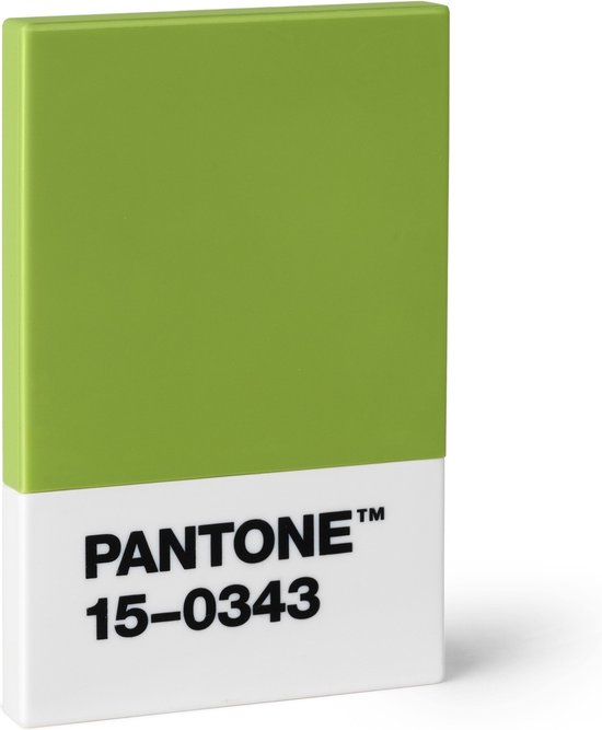 Porte-cartes de crédit et cartes de visite Pantone Organize - Vert 15-0343  | bol.com
