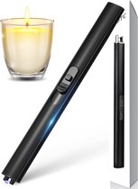 BOTC Aansteker oplaadbaar - Elektrische Keuken Aansteker met usb kabel - Flexibele Aansteker - Zwart - KL000129
