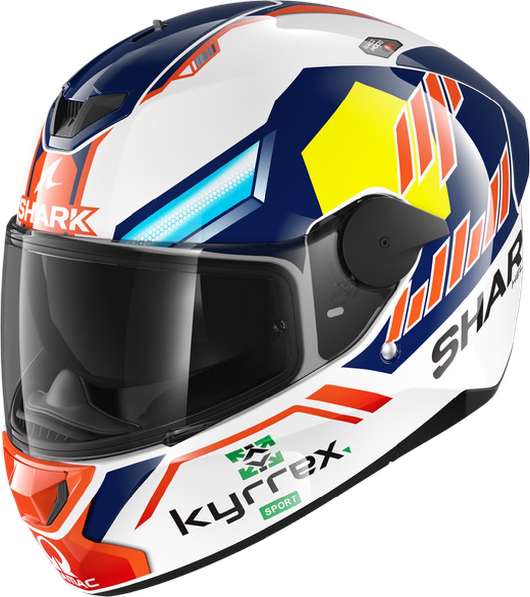 Shark D-Skwal 2 Replica Jorge Martin Wit Blauw Rood WBR Integraalhelm S