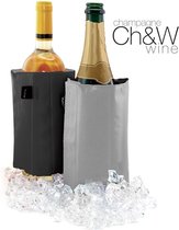 Pulltex Cooler Pad koeler - voor Wijn & Champagne  zwart grijs