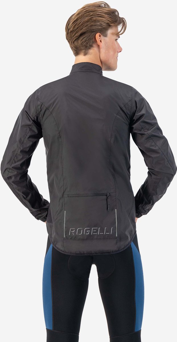Rogelli Core Fiets Regenjas Heren - Regenjack Wielrennen - Zwart - Maat XXL van Merkloos — afbeelding 5