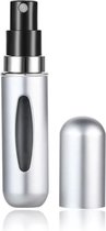 Hervulbaar Parfumflesje - Zilver - 5ML - Verstuiver - Navulbaar