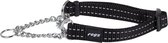 Rogz Utility Sliphalsband Ketting Zwart - Hondenhalsband - M 31-45x1.6 Cm