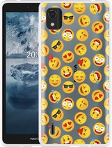 Nokia C2 2nd Edition Hoesje Emoji - Designed by Cazy