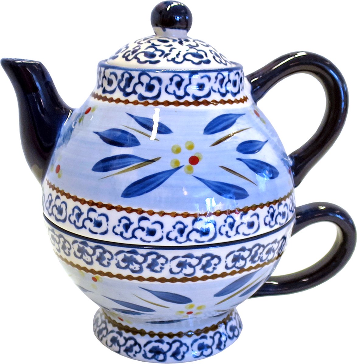 Lavandoux - Tea for One - Theepot - 500ml - Old World Blue