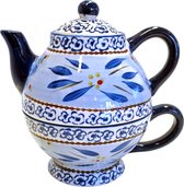 Lavandoux - Tea for One - Theepot - 500ml - Old World Blue