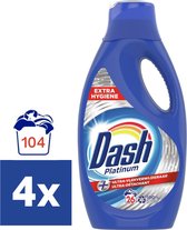 Dash - Détergent liquide - Platinum - Détachant Ultra - 4 x 1.430ML - Value Pack