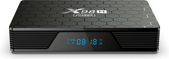 Lipa X98H Pro Tv Box 4-32 GB Android 12 - Mediaplayer met Kodi, Netflix en Playstore- 6K en 4K decoder - Apps via Playstore en internet - Wifi en ethernet - Dolby geluid - Met Kodi, Netflix, Disney+ en meer - Wifi