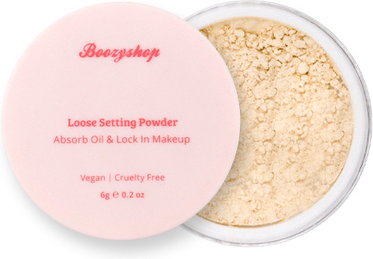 Boozyshop ® Loose Setting Powder Banana - Banana powder - Fixing powder - Gezichtspoeder - Setting powder - Loose powder - Setting poeder - Matte finish - Vegan