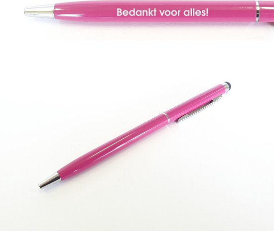 Pen Met Gravering - Bedankt Voor Alles