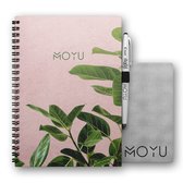 MOYU Ringband A5 (2.0) | Pink Planter | Uitwisbaar & Herschrijfbaar Notitieboek