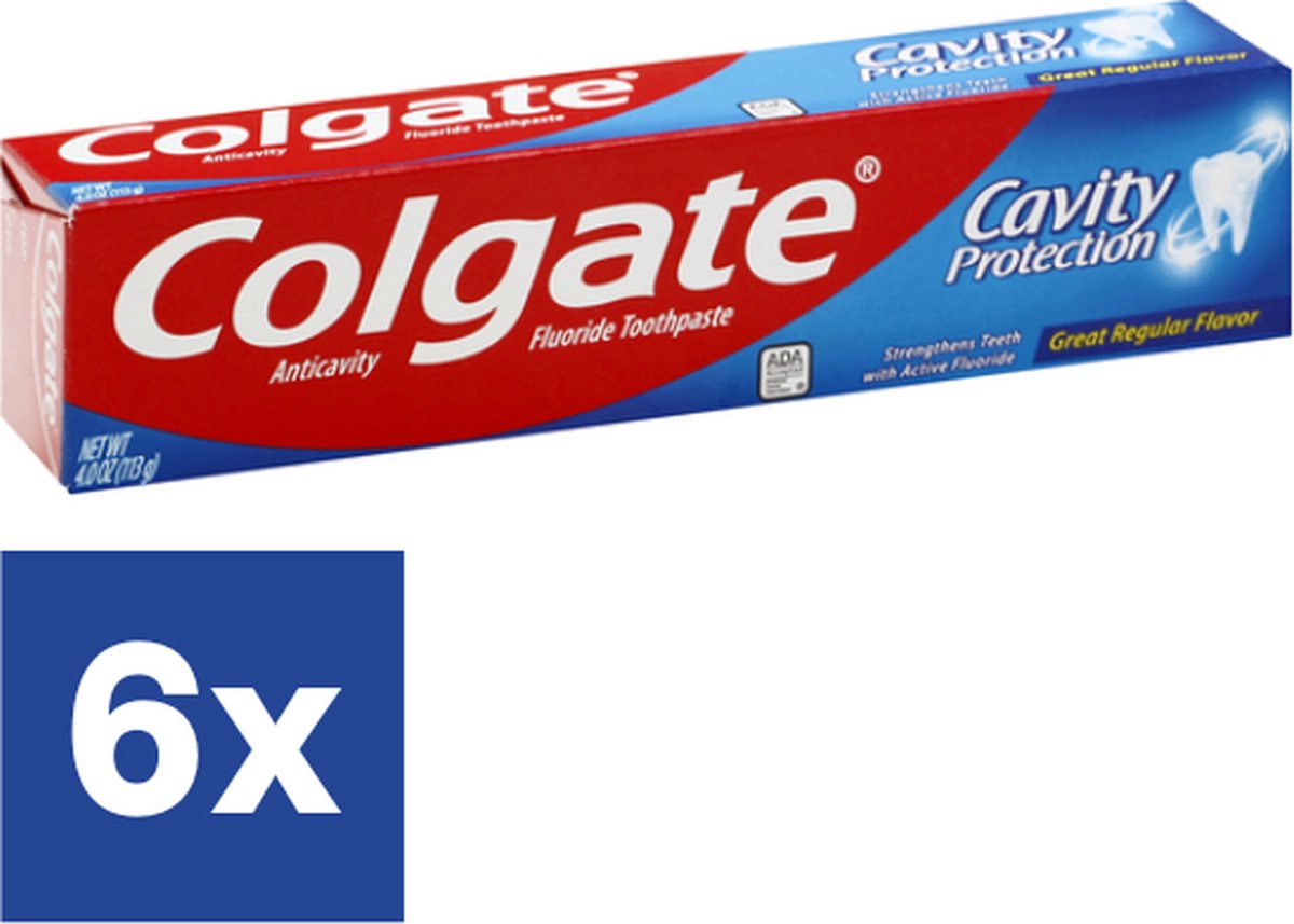 Goedkoopste Colgate - Tandpasta - Maximum Cavity Protection - 100ml x 6