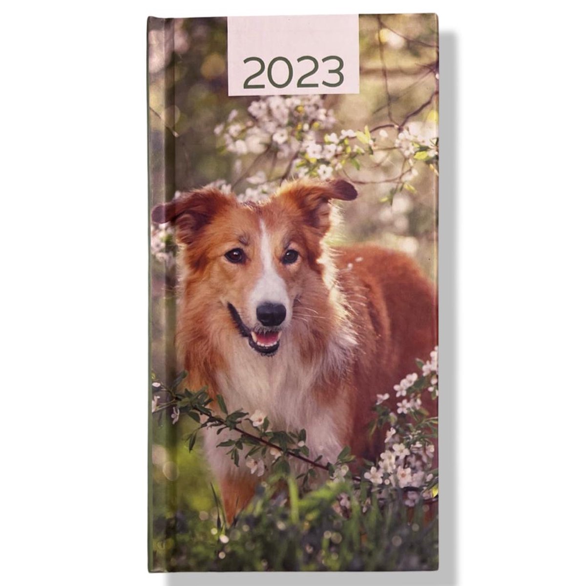 Hardcover Pocket Agenda 2023 - Hond - Slim - 8x16cm - 1w/2p