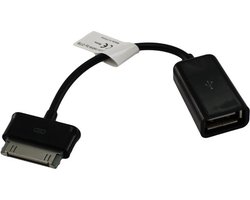 Samsung 30-pins naar USB-A OTG adapter voor Samsung Galaxy Tab en Galaxy Note tablets - 0,10 meter