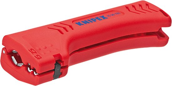 Rode Knipex kabelstripper 16 90 130 met markeringen 15 25.