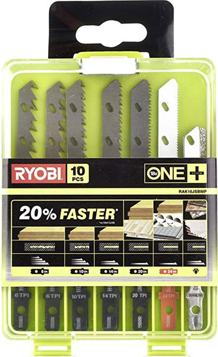 RAK10JSBWM | 10-delig Decoupeerzaagblad Set compatibel met RJS720, RJS750, RJS850, RJS980 en RJS1050 - 5132002811